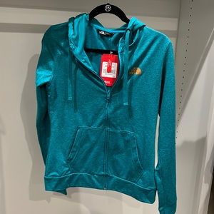 The north face  zip up lightweight hoodie